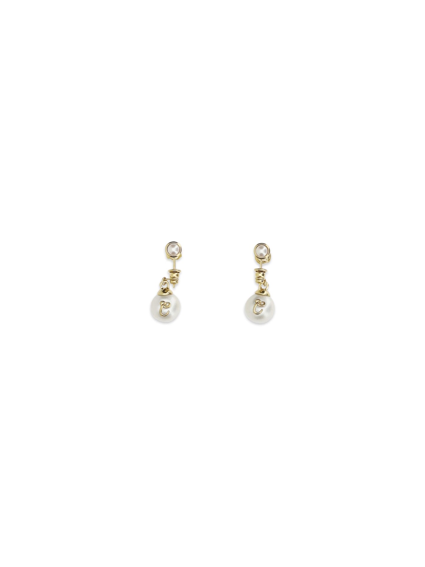 Gold Metal Earrings