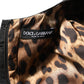 Black Floral Jacquard Flared A-line Dress