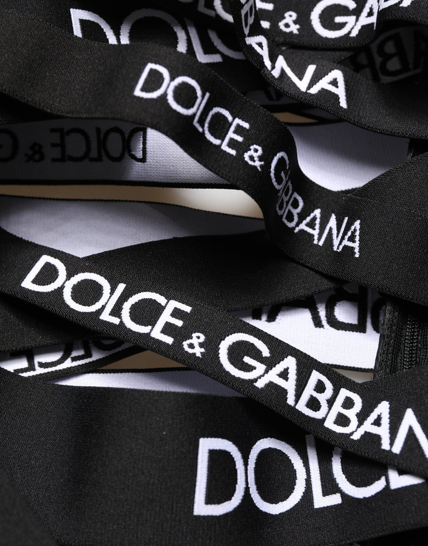 Black Logo Tape Cut Out Skinny High Waist Pants