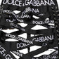 Black Logo Tape Cut Out Skinny High Waist Pants