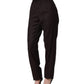 Brown Straight Leg Dress Silk Trousers Pants