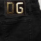 Black Skinny Cotton Low Waist Denim Jeans