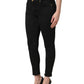 Black Skinny Cotton Low Waist Denim Jeans