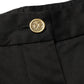 Black Tapered Leg Dress Cotton Trousers Pants