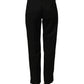 Black Tapered Leg Dress Cotton Trousers Pants