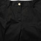 Black Tapered Leg Dress Cotton Trousers Pants