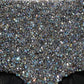 Black Rhinestone High Waist Hotpants Shorts