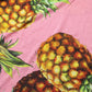 Pink Pineapple Roundneck Sleeveless Tank Top