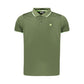 Green Polyester Men's Polo Shirt