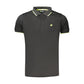 Black Polyester Men's Polo Shirt