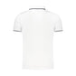 White Polyester Men's Polo Shirt