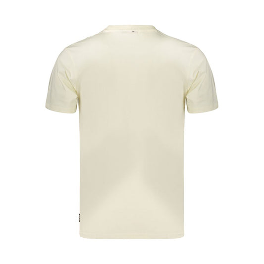 Beige Cotton Men's T-Shirt