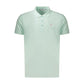 Green Cotton Men's Polo Shirt