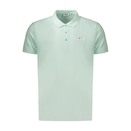 Green Cotton Men's Polo Shirt
