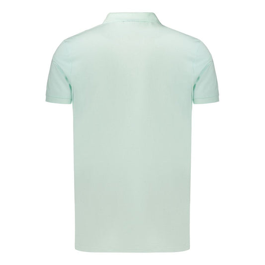 Green Cotton Men's Polo Shirt