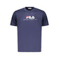 Blue Cotton Men's T-Shirt