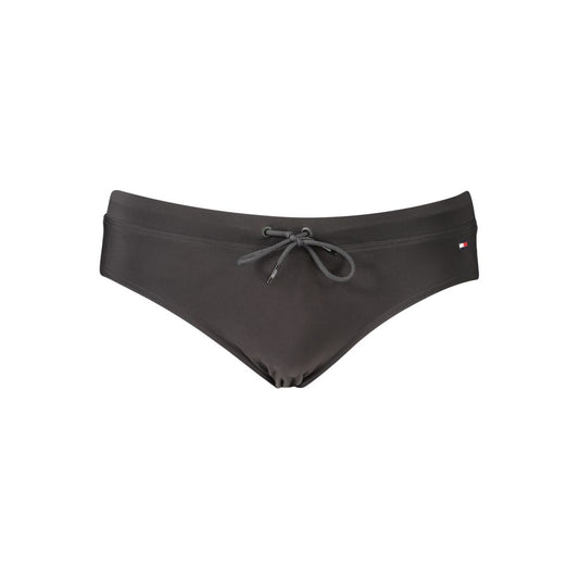 Black Polyester Men's Briefs