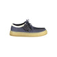 Blue Fabric Men's Shoe