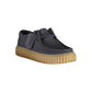 Blue Leather Men's Classic Shoe