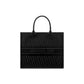 Black Calfskin Tote Bag
