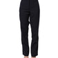 Dark Blue High Waist Straight Dress Formal Trouser Pants
