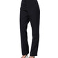 Dark Blue High Waist Straight Dress Formal Trouser Pants