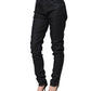 Black Cotton Stretch HighWaist Skinny Denim Trouser Jeans