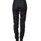 Black Cotton Stretch HighWaist Skinny Denim Trouser Jeans