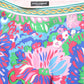 Multicolor Floral Stretch Jersey Leggings Pants