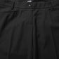 Black Mid Waisted Polyester Trouser Pants