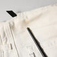 White Tattered Skinny Cotton Denim Jeans