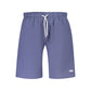 Blue Polyester Men's Swimwear
