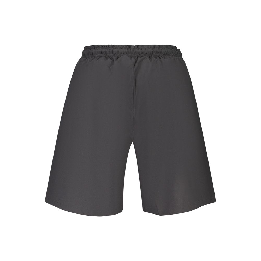 Black Polyester Men's Swimwear