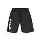 Black Polyester Men's Swimwear