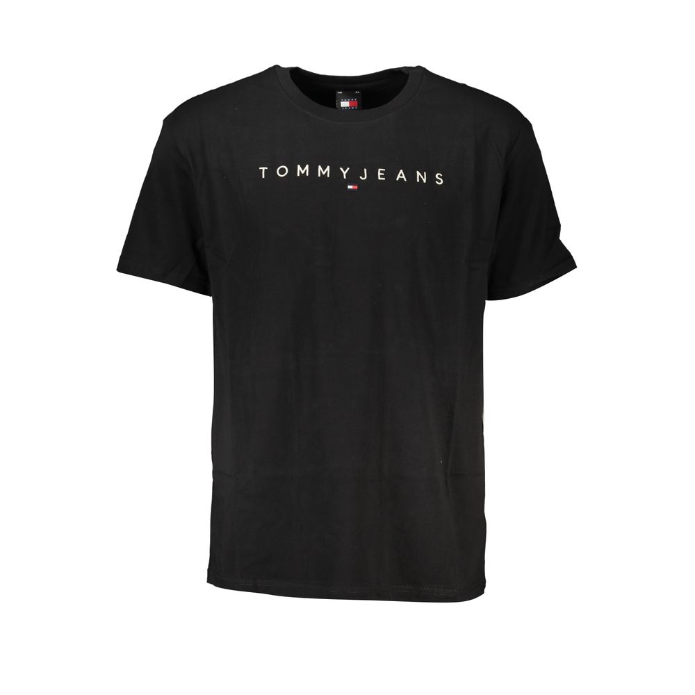 Black Cotton Men's T-Shirt