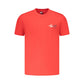 Red Cotton Mens T-Shirt