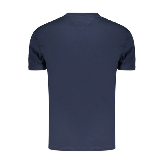 Blue Cotton Men's T-Shirt