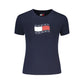 Blue Cotton Women's T-Shirt