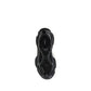 Black Polyester Athletic Sneakers