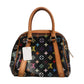 Black Monogram Multicolor Canvas Priscilla Handbag