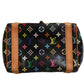 Black Monogram Multicolor Canvas Priscilla Handbag