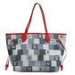 Neverfull Patchwork Monogram Denim Tote Bag