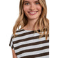 Brown Polyester T-Shirt