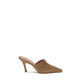 Brown Silk Sandals