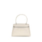Beige Calf Leather Bos Taurus Handbag