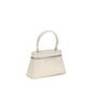 Beige Calf Leather Bos Taurus Handbag