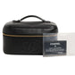 Black and gold makeup bag