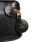 Black and gold makeup bag