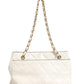 Shiny Calfskin Quilted Mini 22 White 1792563