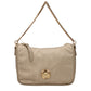 Beige Fabric Handbag
